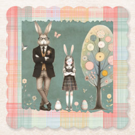 Dapper Rabbit Coasters Underlägg Papper