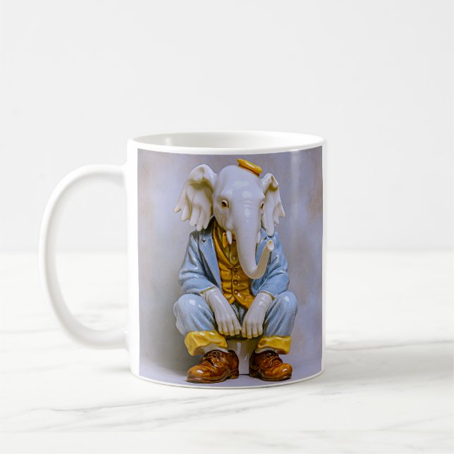 Dapper råtta Baby Art Kaffemugg (Vänster)