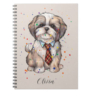 Dapper Shih Tzu-anteckningsbok - Hund med vattenfä Anteckningsbok
