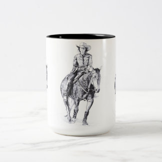 Dapplad morgon Två-Tonad mugg