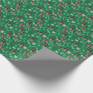 Dapple Dachshund hund christmas Presentpapper