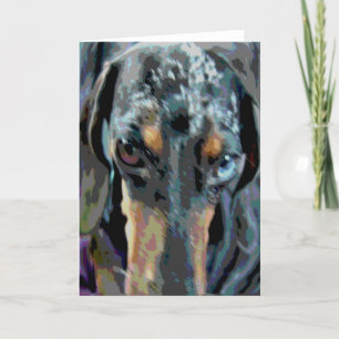 Dapple Dachshund Kort