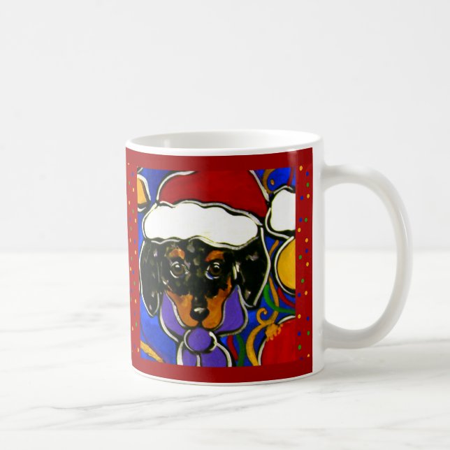 Dapple Doxie Jul Kaffemugg (Höger)