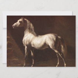 Dapple Grått Horse (av Théodore Géricault) Kort