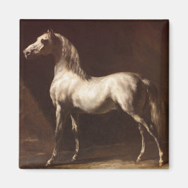 Dapple Grått Horse (av Théodore Géricault) Magnet