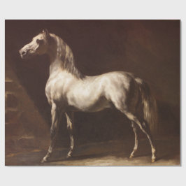 Dapple Grått Horse (av Théodore Géricault) Presentpapper