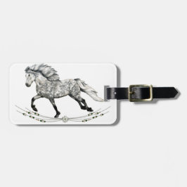 Dapple Grått Islands Mare Grá Bagagebricka