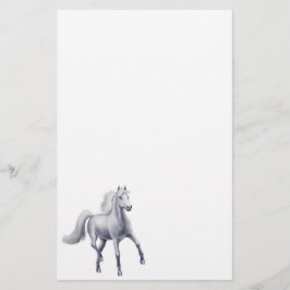 Dappled Grått Arabian Horse Stationery Brevpapper