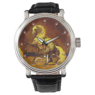 DAPPLED GRÅTT HORSE Monogram Armbandsur