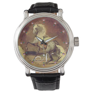 DAPPLED GRÅTT HORSE Monogram Armbandsur