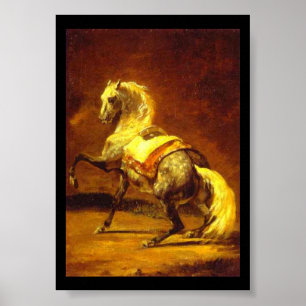 DAPPLED GRÅTT HORSE POSTER