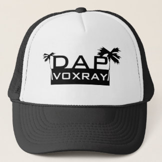 DapVoxray_Logotyp_Handflatan_Black_White Keps