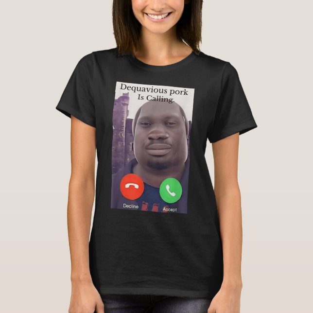 Daquavious Gris kallar Meme John Gris Meme T Shirt (Framsida)