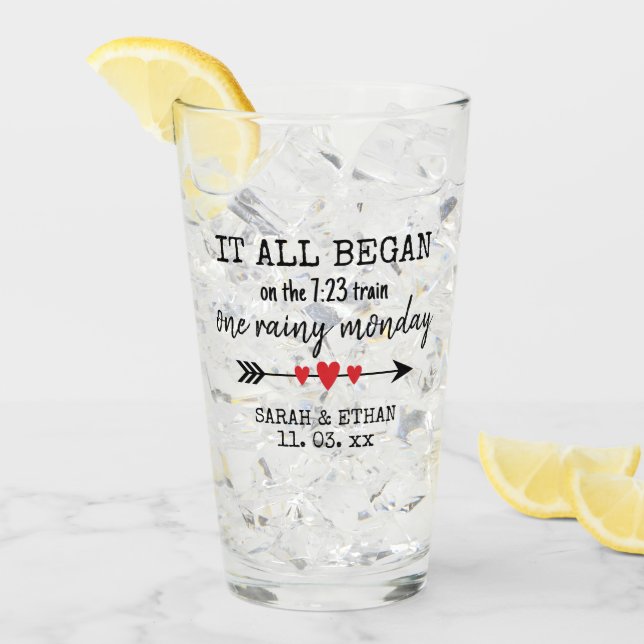 Där allt började på Alla hjärtans dag med Kärlek Glaskopp (Framsida Ice)