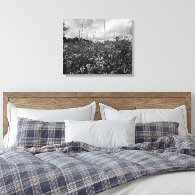 Där ängen andas canvastryck (Insitu (sovrum))
