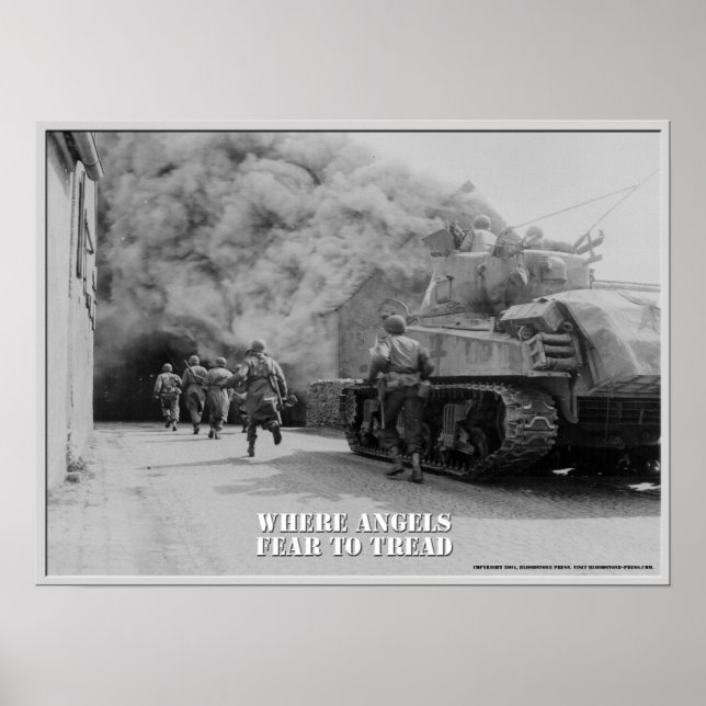 Där Änglar fruktar att Gå Poster (Framsidan)