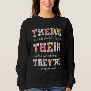Där är de engelska Grammar Teacher Funny T Shirt