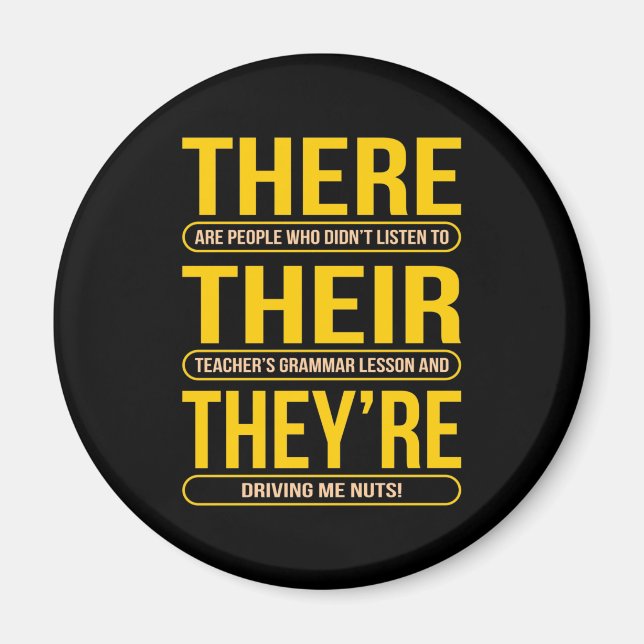 Där är de engelskspråkiga lärare magnet (Framsidan)