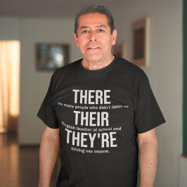 Där är de Grammar Polisfunny som säger T Shirt