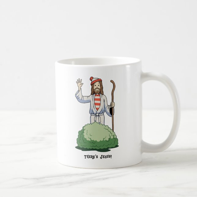 Där är Jesus! Kaffemugg (Höger)
