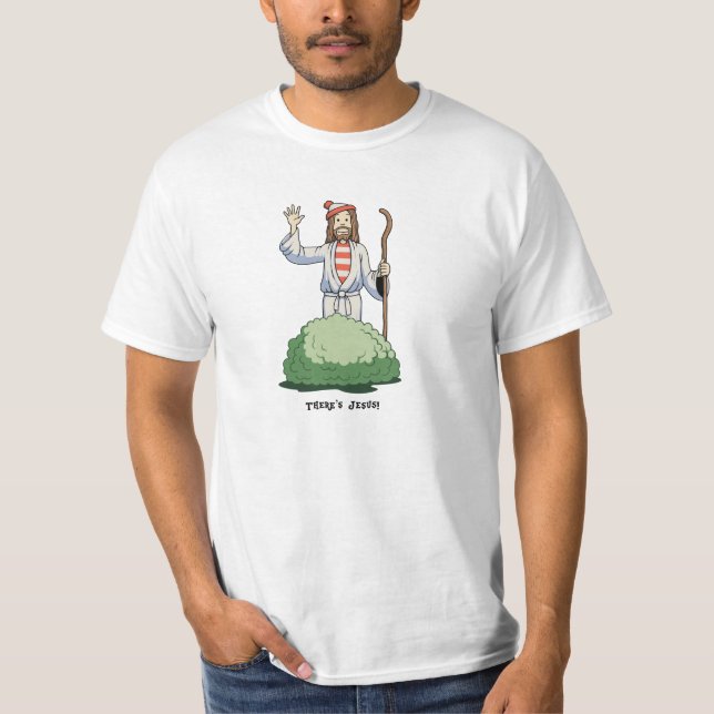 Där är Jesus! T-shirt (Framsida)