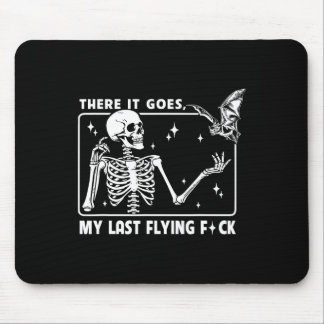 Där är min sista flygande Skeletons Funny Hallo. Musmatta
