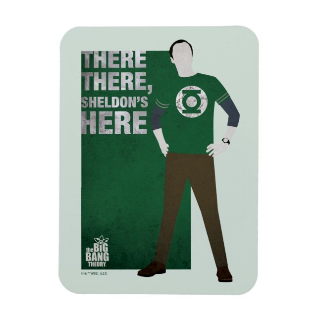 Där är Sheldon här Magnet (Vertikal)