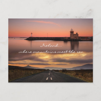 Där bergen möter havet vykort