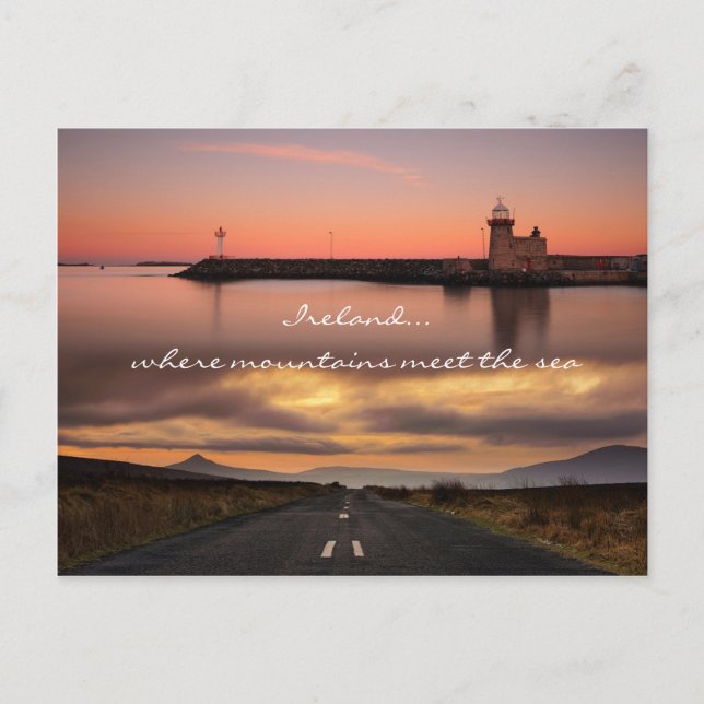 Där bergen möter havet vykort (Framsida)