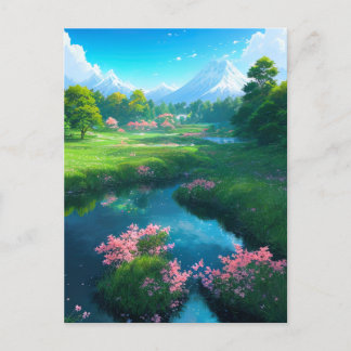 Där bergen och Dreams Collide Vykort