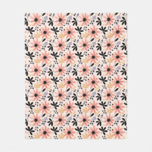 Där blommor blommar blommar, så hoppet fleecefilt