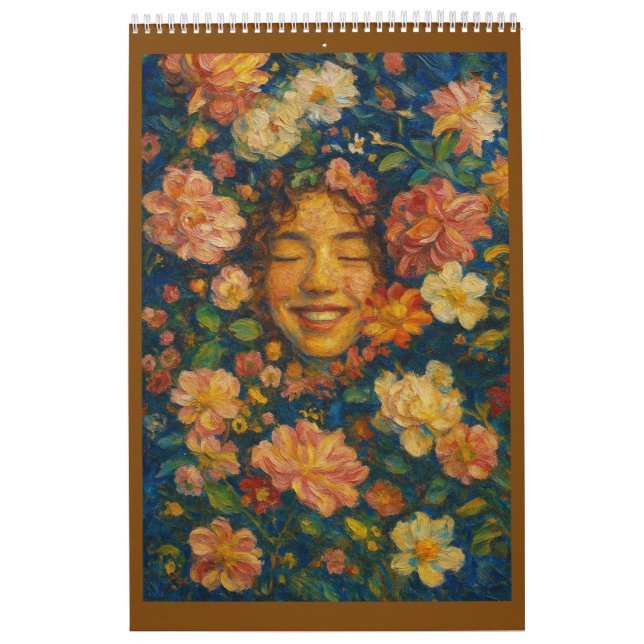 Där blommorna träffar henne kalender (Omslag)