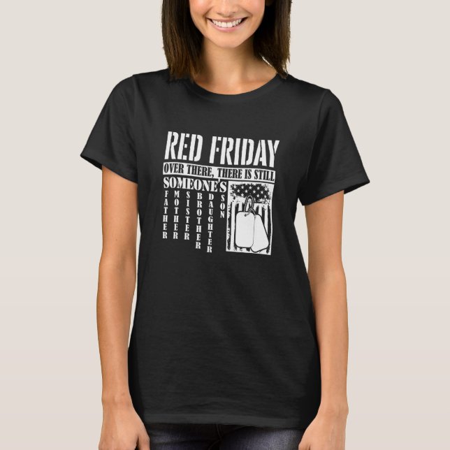 Där borta finns det fortfarande en amerikansk Flag T Shirt (Framsida)