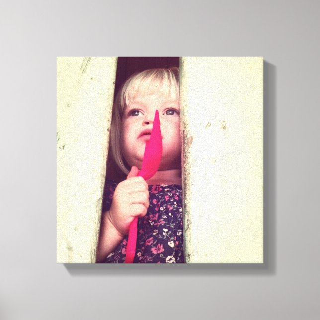 Där borta ser Bra ut Canvastryck (Framsida)