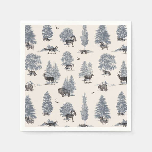 Där de Belong Winter | Florent Bodart Pappersservett (Framsidan)