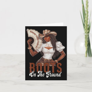 Där de Fläkt vid Boots på Da Ground Cowgirl Line Kort