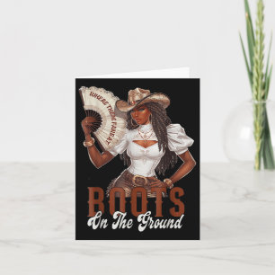 Där de Fläkt vid Boots på Da Ground Cowgirl Line Kort
