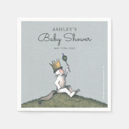 Där de vilda sakerna är Baby Shower servetter