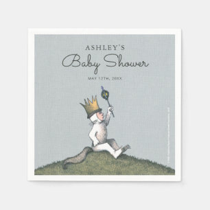 Där de vilda sakerna är Baby Shower servetter