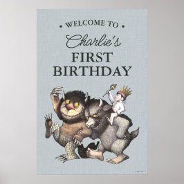 Där de vilda tingesten är 1-årsdag poster
