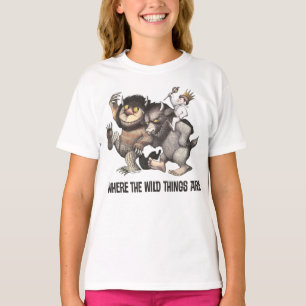 Där de vilda tingesten är figurer t shirt