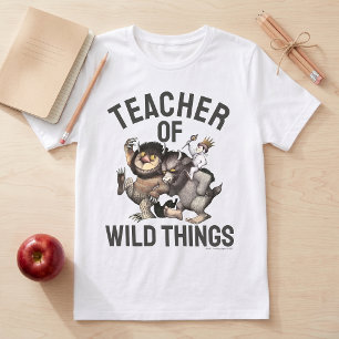 Där de vilda tingesten är Lärare för vilda tingest T Shirt