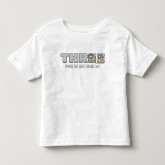 Där de vilda tingesten är Tredje födelsedagen T Shirt