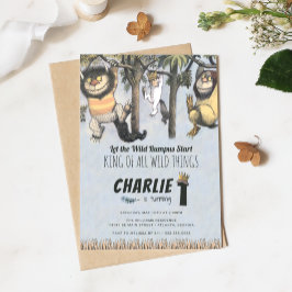 Där de vilda varelserna är 1-års inbjudan