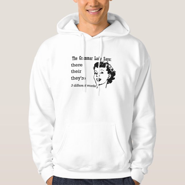 Där deras, är de Hoodies Sweatshirt (Framsida)