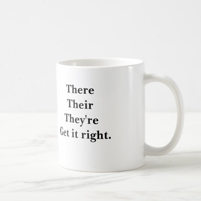 Där deras är de muggen kaffemugg (Höger)