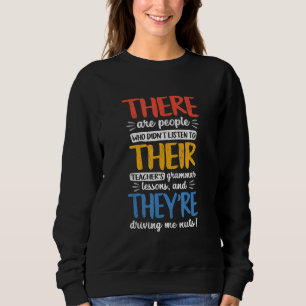 Där Deras De är engelsk grammatiklärare pun 3 T Shirt