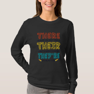 Där Deras De är engelsk grammatiklärare T Shirt