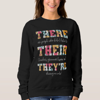 Där Deras De är engelska grammatiklärar citat T Shirt