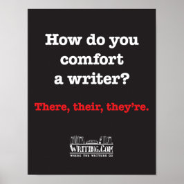 Där, deras, de är poster